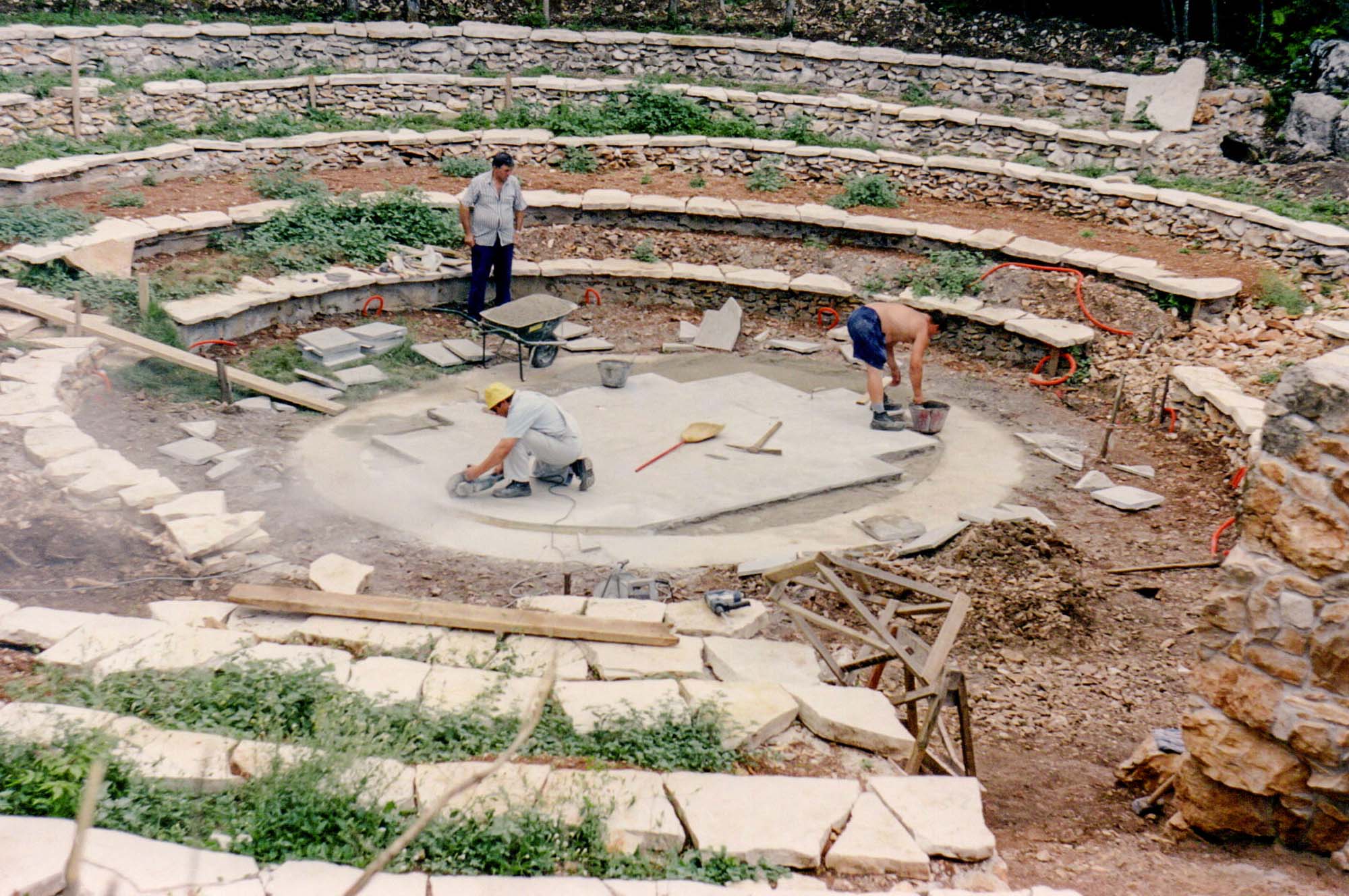The "Dolac" amphitheater