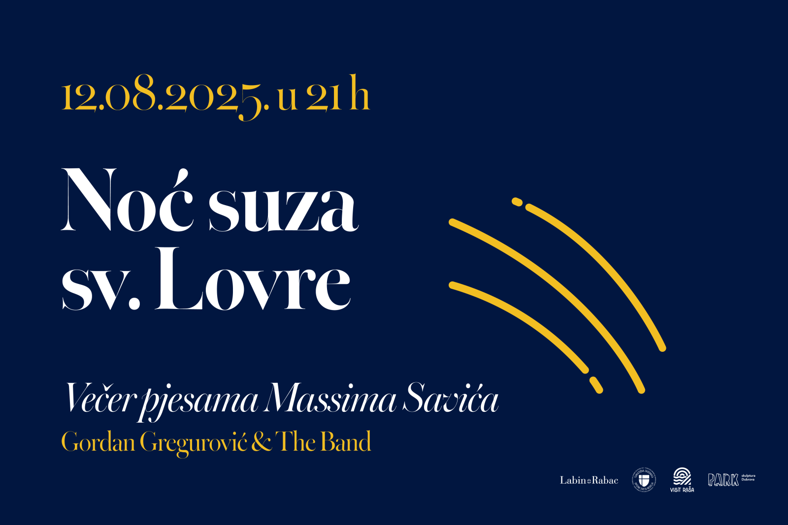 Noć suza sv. Lovre u Parku skulptura Dubrova – 12.08.2025 u 21:00