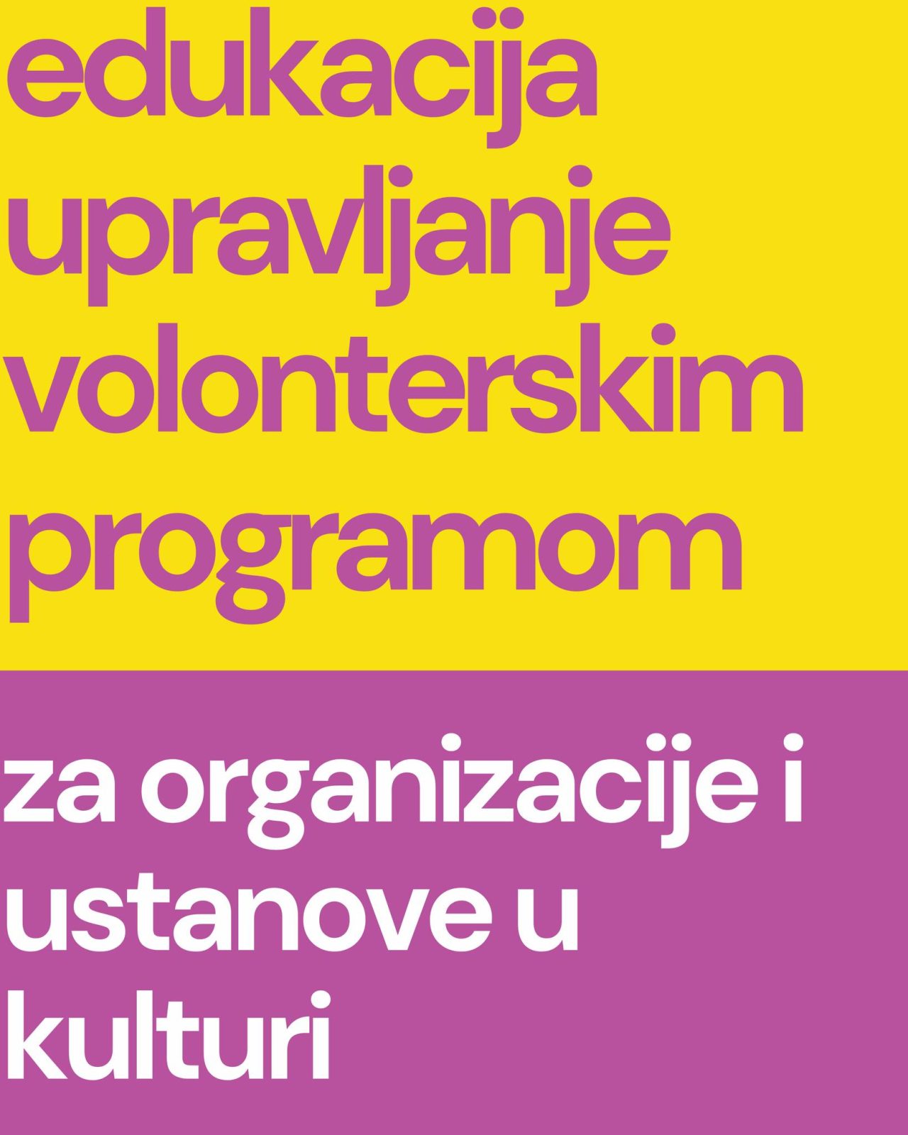 Sudjelovali smo na edukaciji „Upravljanje volonterskim programom“ u Puli