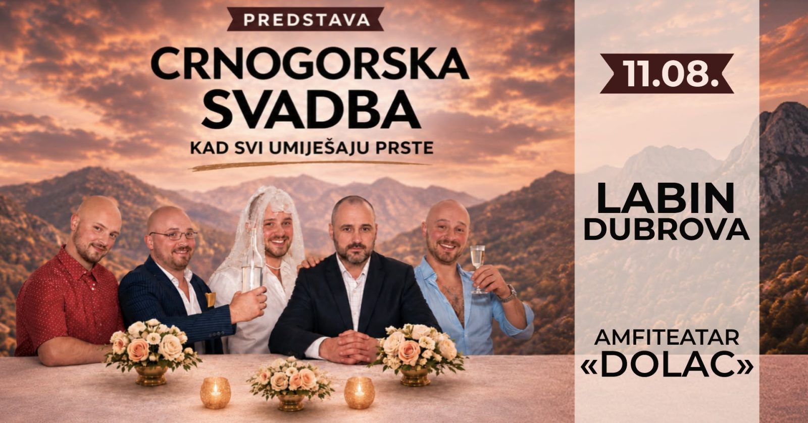 Komedija „Crnogorska svadba“ stiže u Amfiteatar Dolac